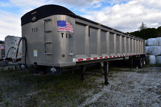 2017 Trailstar 60 Cubic Yard, Aluminum, End Dump Trailer