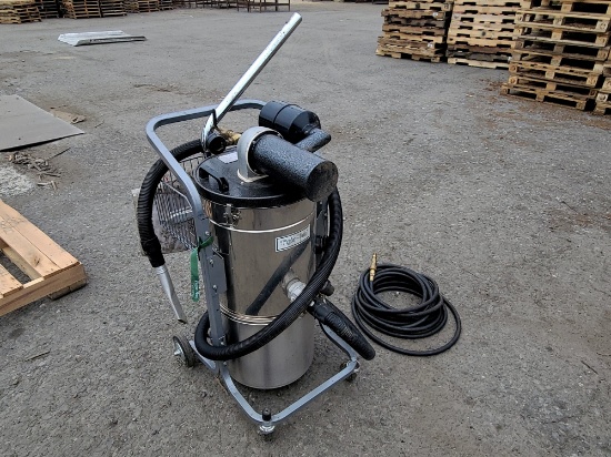 Tiger-Vac HEPA Filtered Industrial Vacuum with Hose, Attachments, and Porta