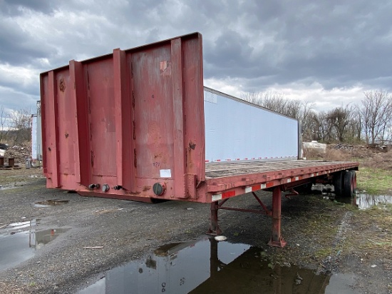 1974 Gindy  48'-0 Tandem Axle Flatbed Trailer,