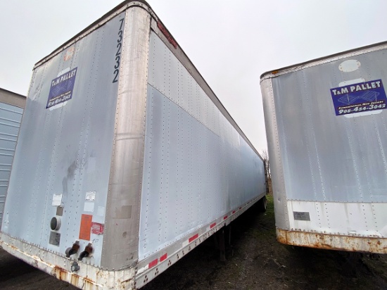 1998  Great Dane 53'-0 Tandem Axle Dry Van Trailer, (Unit # 73232)