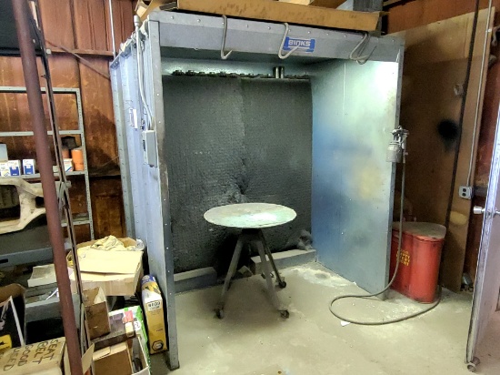 Binks Paint Spray Booth (76-1/2" x 78" x 86" Tall)
