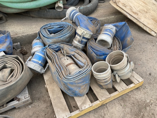 (4) Rolls of 6"Diameter Water Discharge Hose