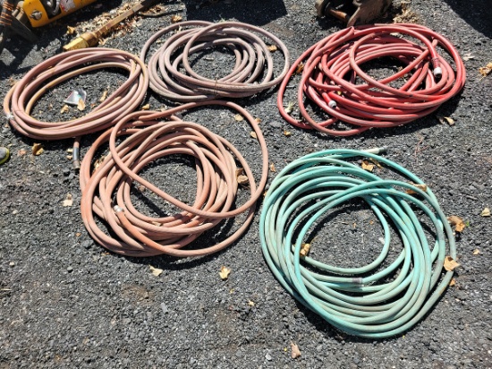 Group of (5) Rubber Hoses
