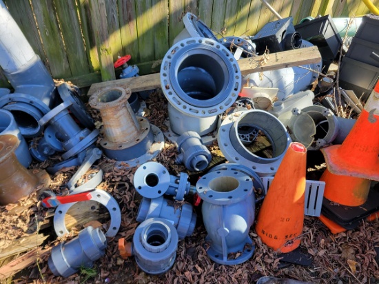 A Large Group of ass't PVC Fittings