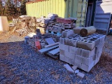 A Group of Ass't Cinderblocks and Bricks
