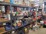 An assorted group of misc hardware and Cutting discs