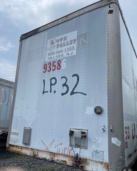 2001 Great Dane 53' Van Trailer (not DOT ready)