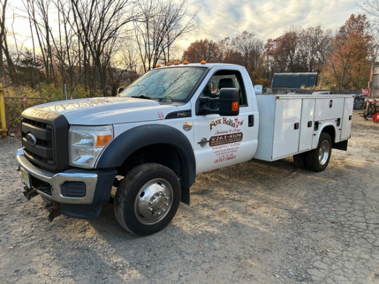 2015 Ford F450 Diesel Service Body Dually Pickup Truck