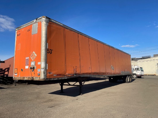 2001 Wabash 53' Tandem Axle Van Trailer