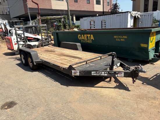 2017 BWISE 16' Tandem Axle Equipment Trailer