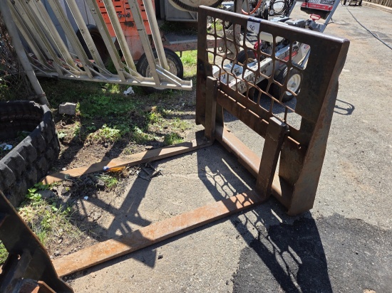 48" Skidsteer Fork Attachment