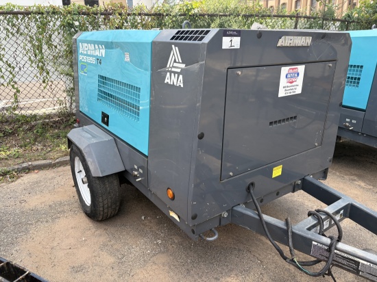 Airman 25 HP Trailer Mounted Air Compressor