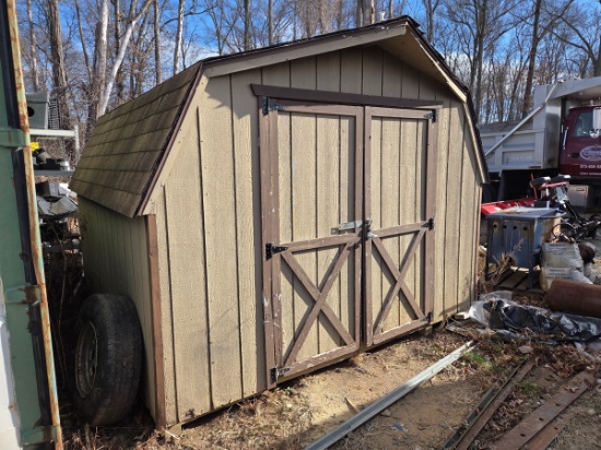 2-Door Wood Storage Shed