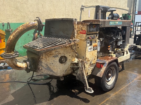 Putzmeister Trailer Mounted Concrete Pump