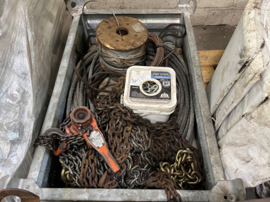 A Group of Ass't Chain and Braided Cable