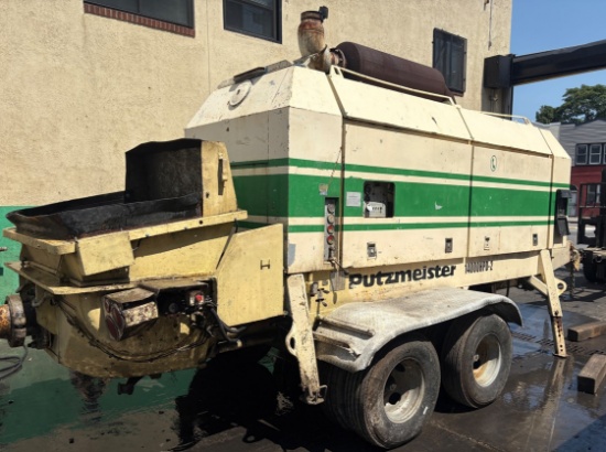 Putzmeister 14000 HPD-2 Towable Line Pump