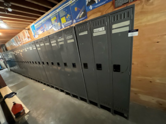 {Each} Uline 3-Bay Lockers