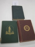 LOT OF 3 BOOKS By John Greenleaf Whittier. (1) The Prose Works of John Gree