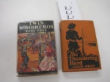 LOT OF 2 BOOKS By Zane Grey. (1) The Thundering Herd. 1925 Grosset & Dunlap