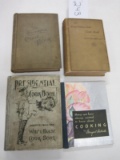 LOT OF 4 COOKBOOKS-(1) The Boston Cooking-School Cook Book. By Fannie Merri