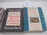 LOT OF 4 COOKBOOKS By Julia Child. (1) Mastering the Art of French Cooking.