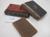 LOT OF 3 BOOKS-(1) Poems of The War by George H. Boker. 1864 Ticknor and Fi