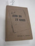 Dear Pa-And So It Goes. By Gertrude K. Johnston. 1971 Business Service Comp