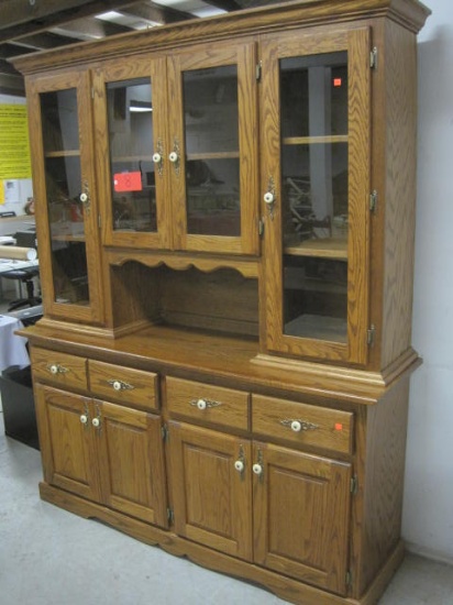 Oak Hutch