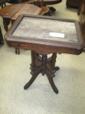 Victorian Brown Marble Table