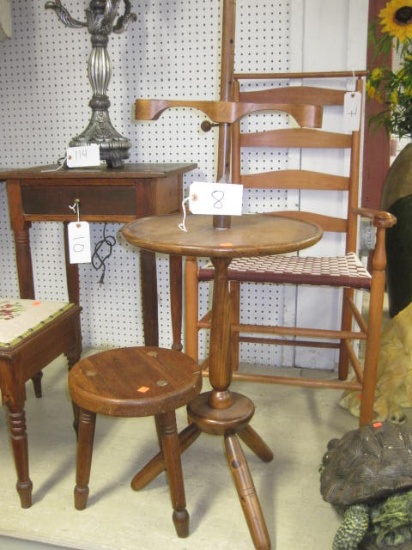 Candle Stand & Stool