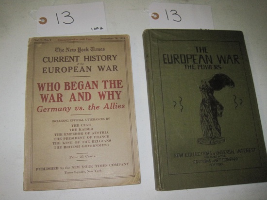 Current History of the European War