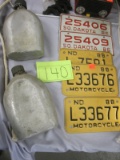 Motorcycle Liscense Plates