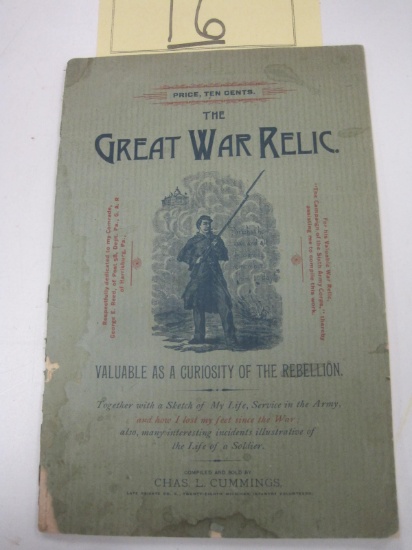 The Great War Relic Booklet