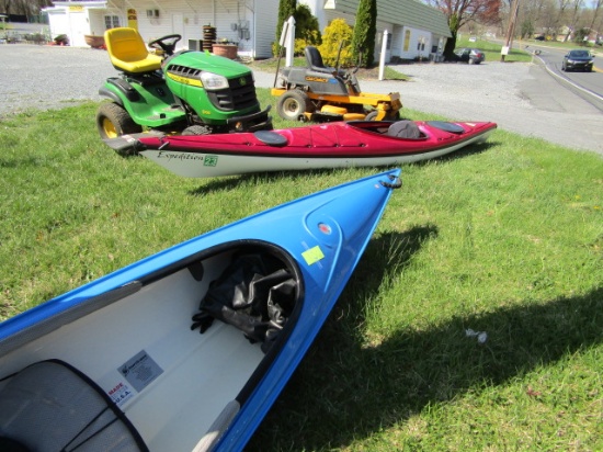 Kayaks, Mowers, Rototiller, Furniture