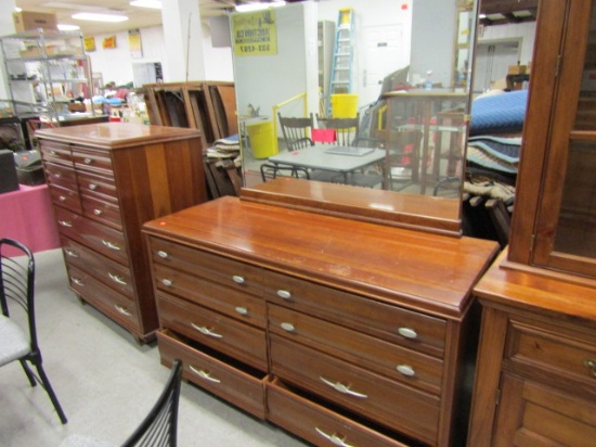 Cherry Dresser and Chest of Drawers