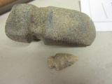 Stone Hammerhead and Arrowhead