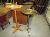 Brass and Wooden Table