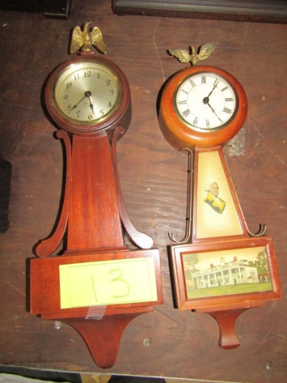 2 Banjo Clocks