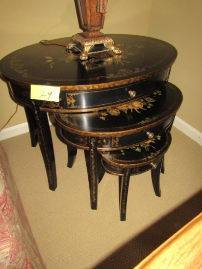 Decorated Nesting Tables