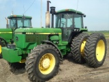 JD 4850 FWD Ser. #RW4850P012097, Triple Hydraulics, Power Shift, Quick Hitch, Full Set Front Weights