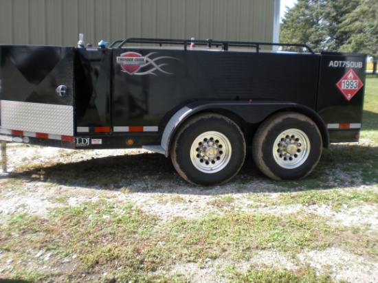 2013 Thunder Creek 750 gal fuel trailer