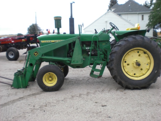 1967 JD 4020 diesel & 148 JD loader