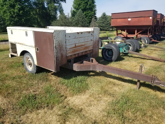 Utility box trailer