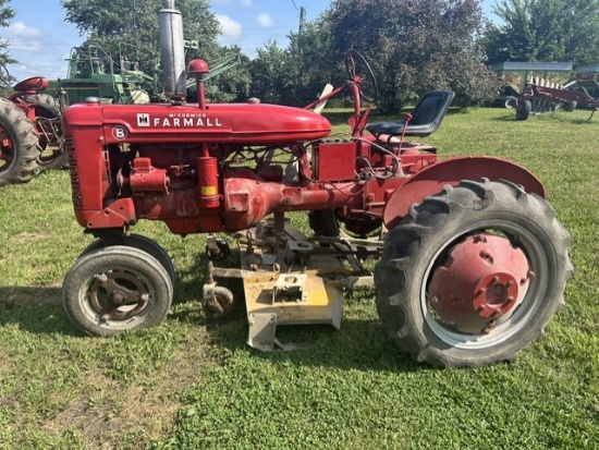 Farmall B Tractor with Woods No. 59 Mower