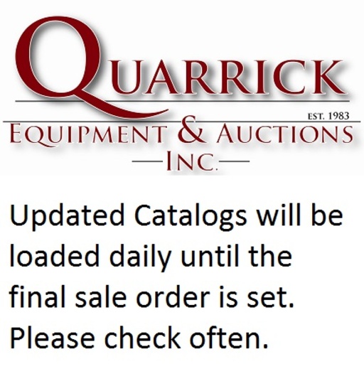 Updated Catalogs will be loaded daily until the final sale order is set. Please check often.