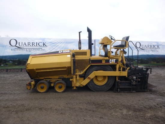 05 Cat AP 800D Asphalt Paver (QEA 5159)