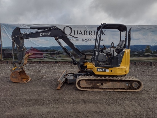 21 John Deere 50G Excavator (QEA 7580)