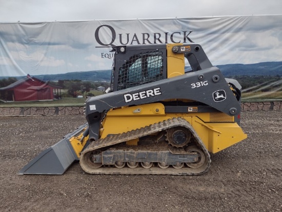 19 John Deere 331G Skid Loader (QEA 8394)