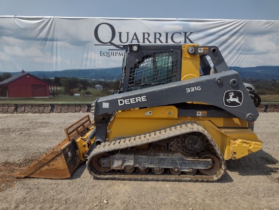22 John Deere 331G Skid Loader (QEA 8538)
