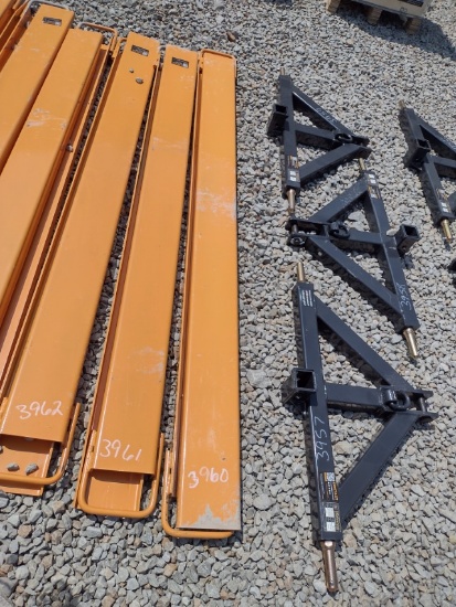 Wolverine EX-66-78L Pallet Forks Extensions (QEA 3961)